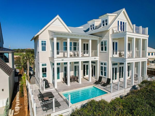 Santa Rosa Beach Luxury Beachfront Vacation Rental Scenic 30A Gulf-Front Estate with Pool