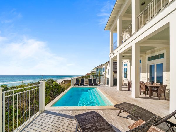 Santa Rosa Beach Luxury Beachfront Vacation Rental Scenic 30A Gulf-Front Estate with Pool