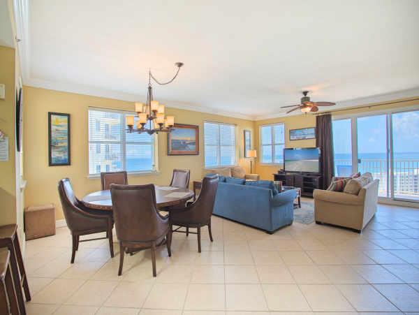 Gulf View Three Bedroom Vacation Condo in Miramar Beach