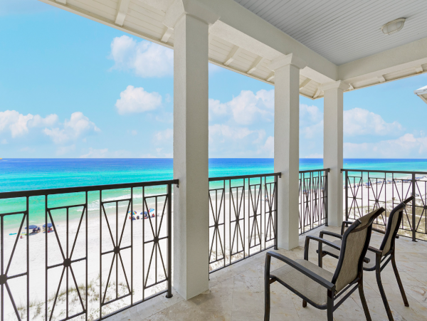 Three Level 5 Bedroom Home in Miramar Beach Right On Beach