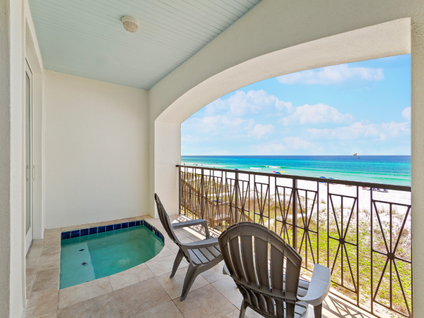 Three Level 5 Bedroom Home in Miramar Beach Right On Beach