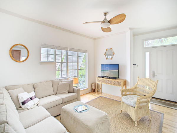 Cheerful Coastal Cottage with Private Pool & Balconies - Walk to Beach