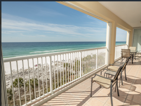 Beachfront Destin Vacation Condo Sleeps Eight Guests
