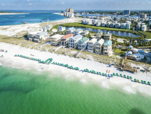Chic Beach Beauty Stroll to Sand Gulf Views