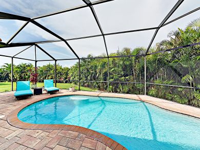 Cape Coral Vacation Rental Home Three Bedrooms Private Pool