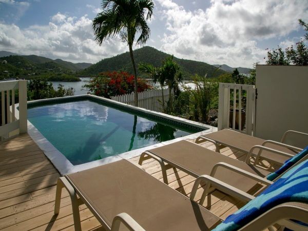 Lovely Bay View Three Bedroom Rental Home in St. John