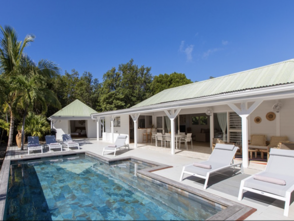 Steps to the Sand Three Bedroom Pool Home in St. Martin
