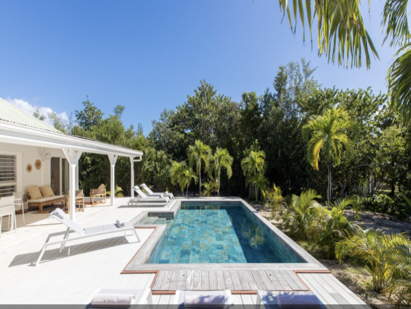 Steps to the Sand Three Bedroom Pool Home in St. Martin