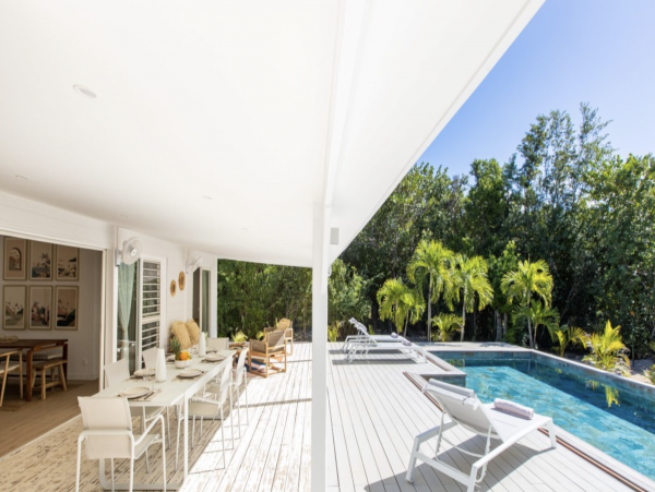 Steps to the Sand Three Bedroom Pool Home in St. Martin