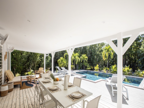 Steps to the Sand Three Bedroom Pool Home in St. Martin