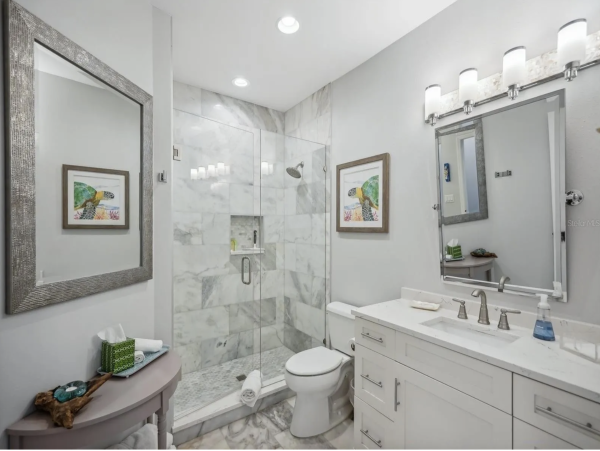 Luxury Longboat Key Monthly Vacation Rental 4-Bedroom Pool Home with Outdoor Kitchen