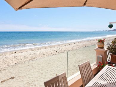 Luxury Oceanfront Vacation Home in Malibu Sleeps Eight Guest
