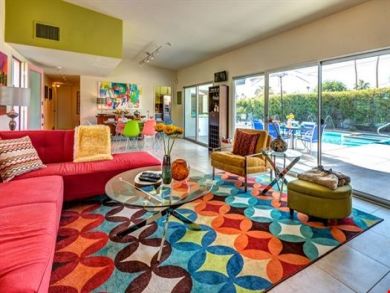 Palm Springs Three Bedroom Vacation Home with Pool & Spa