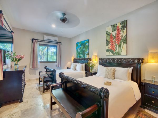 Beautiful 9 Bedroom Tulum Oceanfront Villa Sleeps 26 Guests