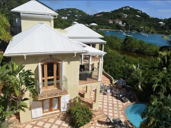 Breathtaking St. John Vacation Pool Home Sleeps 10 Guests