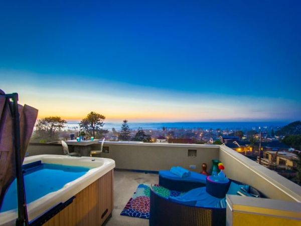 Sunset Cliffs Vacation Rental  - San Diego Ocean View Villa with Rooftop Spa