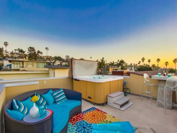 Sunset Cliffs Vacation Rental  - San Diego Ocean View Villa with Rooftop Spa