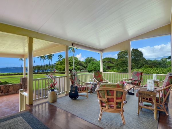 Koloa Oceanfront Four Bedroom Vacation Home Sleeps 8