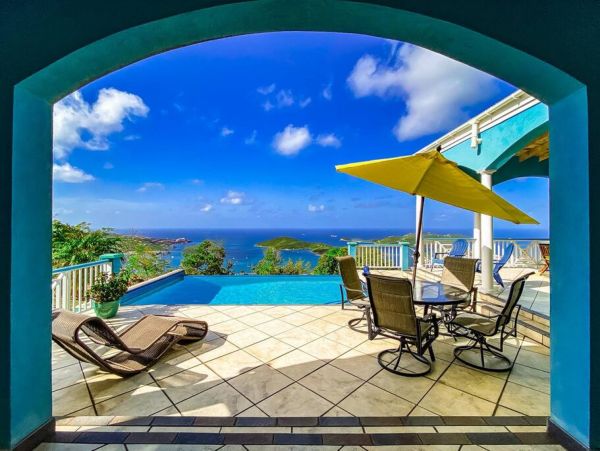 St. Thomas Luxury Villa Rental - Caribbean Vacation Home with Pool & Harbor Views