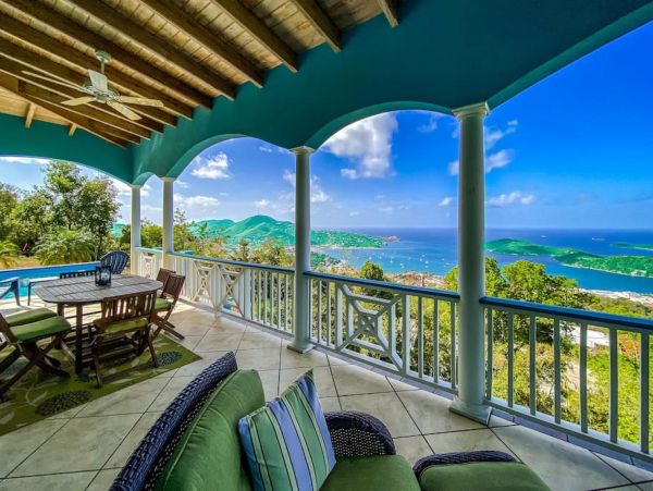St. Thomas Luxury Villa Rental - Caribbean Vacation Home with Pool & Harbor Views