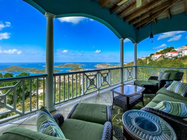 St. Thomas Luxury Villa Rental - Caribbean Vacation Home with Pool & Harbor Views