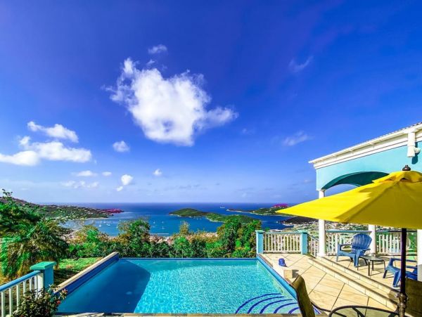St. Thomas Luxury Villa Rental - Caribbean Vacation Home with Pool & Harbor Views