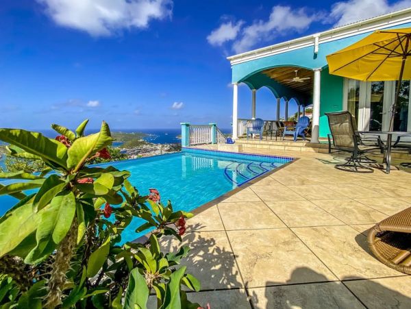 St. Thomas Luxury Villa Rental - Caribbean Vacation Home with Pool & Harbor Views