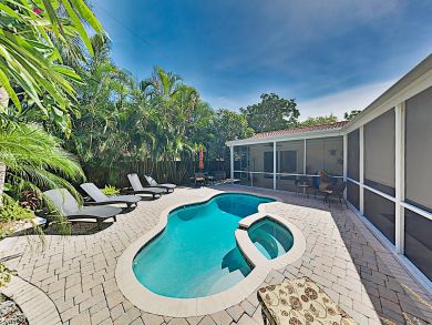 Fort Lauderdale Vacation Home with Pool & Spa Walk to Beach