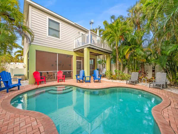 Magnificent Holmes Beach Three Bedroom Pool Home