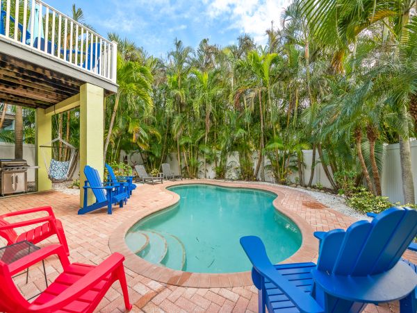 Magnificent Holmes Beach Three Bedroom Pool Home