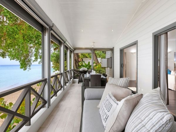 Beautiful Two Bedroom Home Right on the Beach in Barbados
