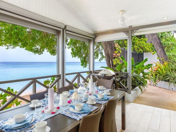 Beautiful Two Bedroom Home Right on the Beach in Barbados