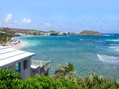 Saint Maarten Vacation Beach Home Sleeps 4 Guests Ocean View