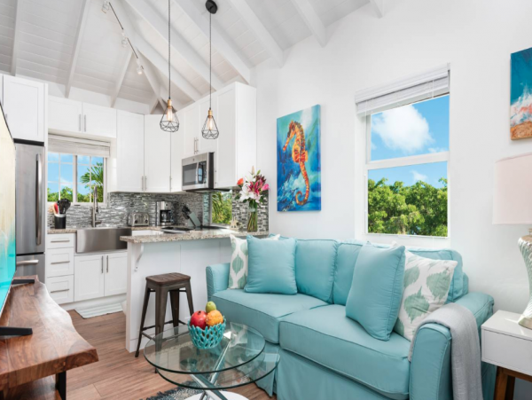 Oceanfront Two Bedroom Cottage Right on Beach Great Views