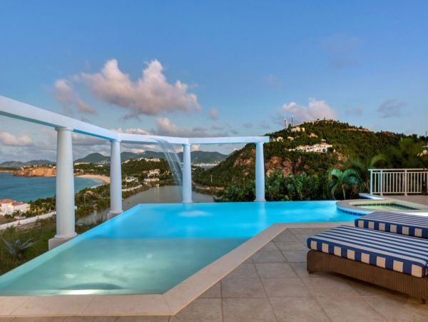 Luxury Getaway St. Martin Ocean View  2 Bedroom Vacation Villa