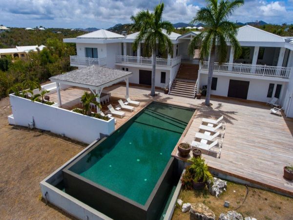 6 Bedroom Ocean View Saint Maarten Luxury Vacation Pool Home