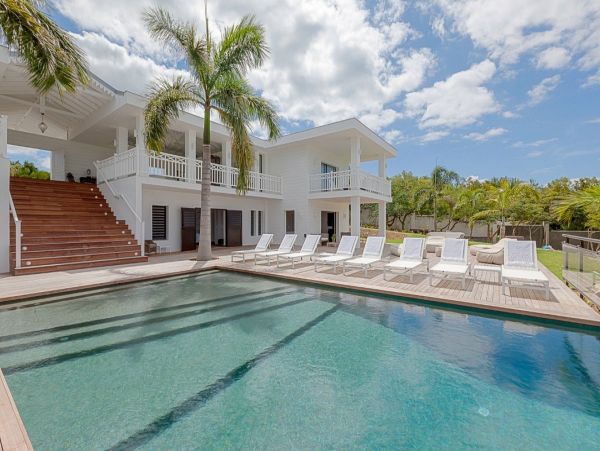 6 Bedroom Ocean View Saint Maarten Luxury Vacation Pool Home