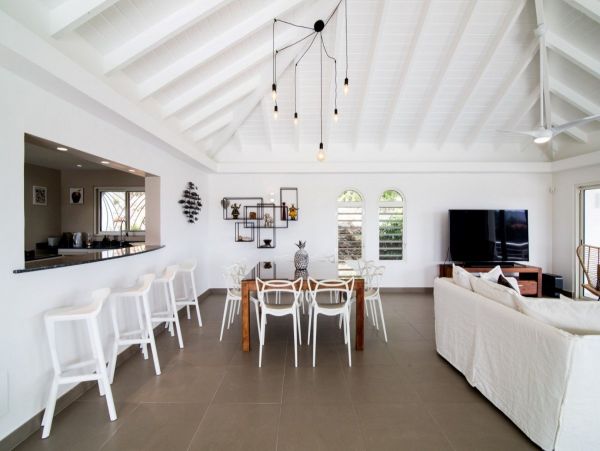 St. Maarten Vacation Pool Villa Five Bedrooms Ocean Views