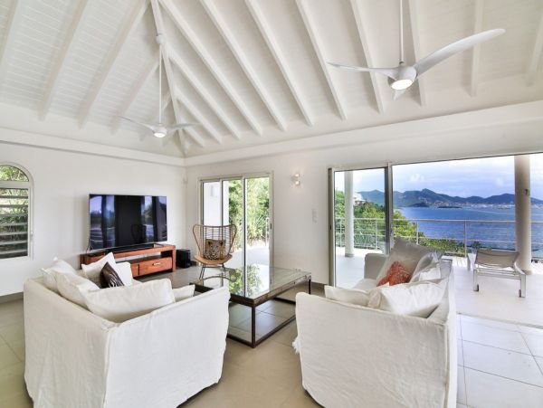 St. Maarten Vacation Pool Villa Five Bedrooms Ocean Views