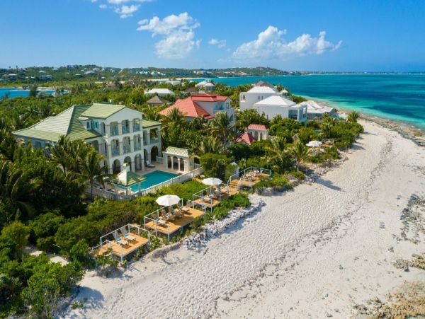 On Beach Turks and Caicos Vacation Home Private Pool