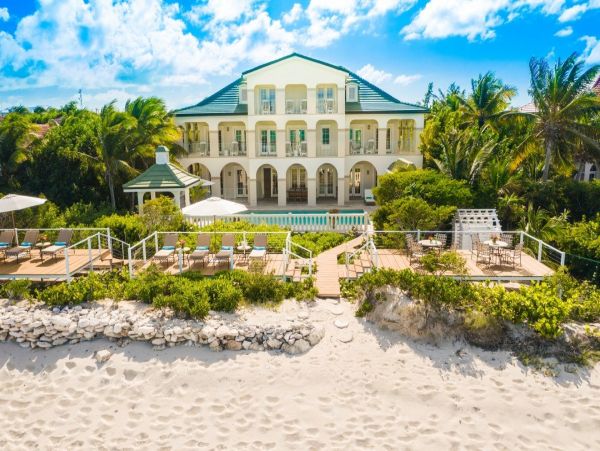 On Beach Turks and Caicos Vacation Home Private Pool