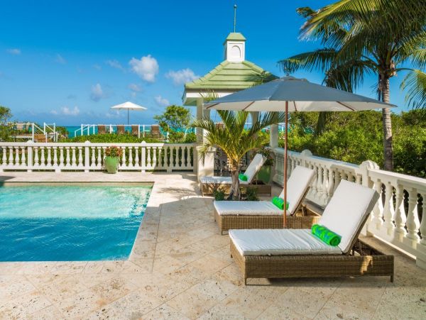 On Beach Turks and Caicos Vacation Home Private Pool