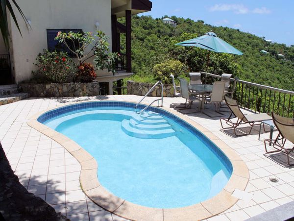 St John Villa Sleeps 10 Guests Views, Pool