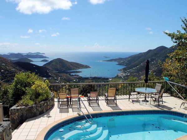 St John Villa Sleeps 10 Guests Views, Pool