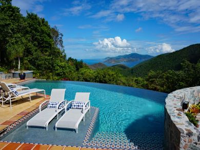 St. John Two Bedroom Plus Loft Vacation Home with Pool & Spa