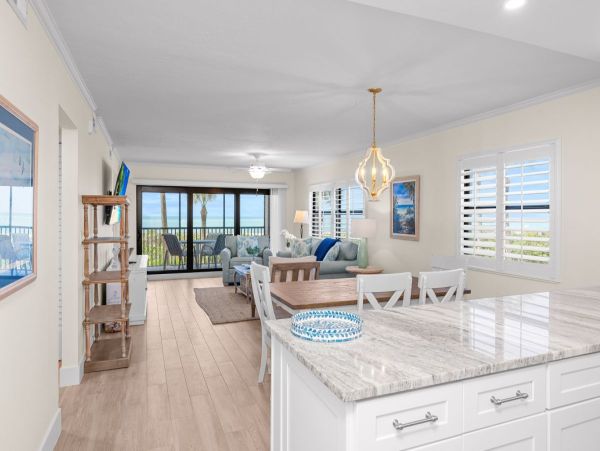 Newly Remodeled Gulf Front Luxury Sanibel Island Vacation Condo