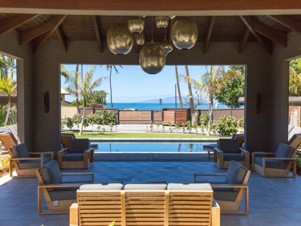 Luxury Kihei Ocean View Estate Sleeps 50 Guests Pool