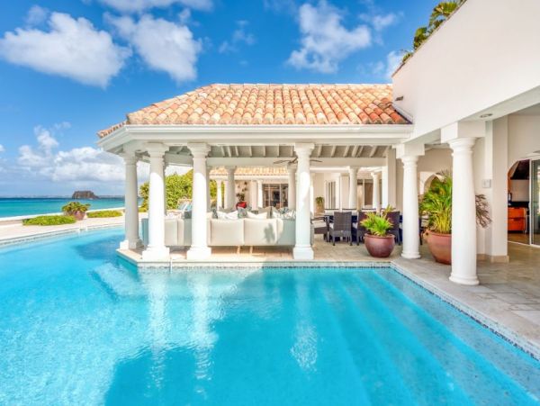 Ocean Views Saint Maarten Vacation Pool Villa Six Bedrooms