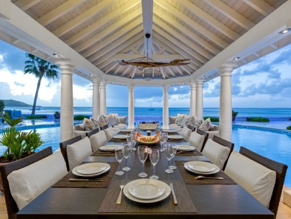 Ocean Views Saint Maarten Vacation Pool Villa Six Bedrooms