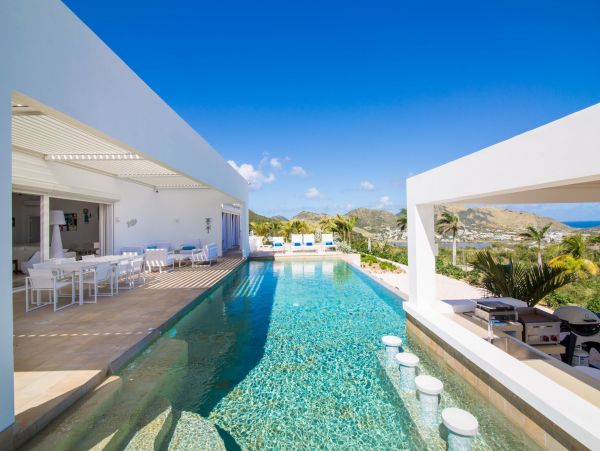 Oceanview Saint Martin Vacation Pool Home